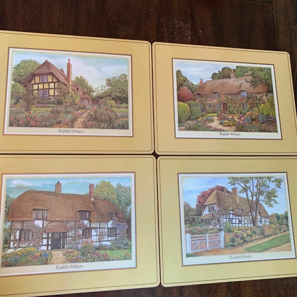 Pimpernel English Cottages Place Mats Made in Engl - Picture 1 of 9